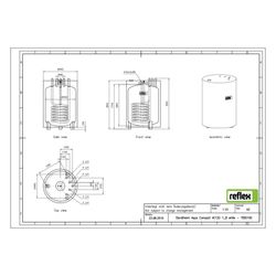 Reflex Storatherm Aqua Compact AC 120/1, Nenninhalt 113l, 30mm, Unterstellspeicher, Wei... REFLEX-7850100 4036705137228 (Abb. 1)