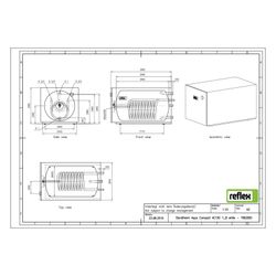 Reflex Storatherm Aqua Compact AC 150/1, Nenninhalt 147l, 52mm, Unterstellspeicher, Wei... REFLEX-7862800 4036705137235 (Abb. 1)