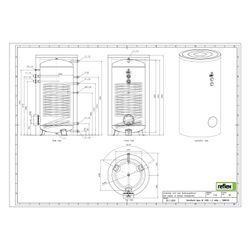 Reflex Storatherm Aqua AF 1000/1 Speicherwassererwärmer, Nenninhalt 932l, 107,5mm, 1 Wä... REFLEX-7848100 4036705137846 (Abb. 1)