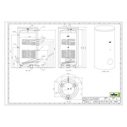 Reflex Storatherm Aqua Solar AF 1000/2, Nenninhalt 950l, 100mm, 2 Wärmetauscher, stehen... REFLEX-7849400 4036705137570 (Abb. 1)