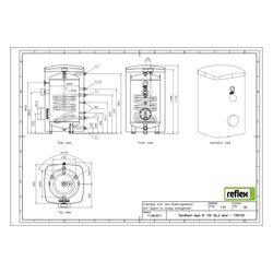 Reflex Storatherm Aqua AF 150/1M A Speicherwassererwärmer silber... REFLEX-7350100 4036705148880 (Abb. 1)
