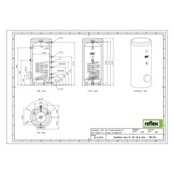 Reflex Storatherm Aqua AF 150/1M B Speicherwassererwärmer silber... REFLEX-7861100 4036705137679 (Abb. 1)