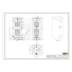 Reflex Storatherm Aqua Solar AF 500/2, Nenninhalt 453l, 96,5mm, 2 Wärmetauscher, stehen... REFLEX-7355900 4036705148965 (Abb. 1)