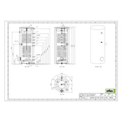 Reflex Storatherm Aqua Solar AF 500/2, Nenninhalt 453l, 76,5mm, 2 Wärmetauscher, stehen... REFLEX-7862400 4036705137525 (Abb. 1)