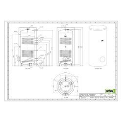 Reflex Storatherm Aqua Solar AF 750/2, Nenninhalt 7271l, 105mm, 2 Wärmetauscher, stehen... REFLEX-7849300 4036705137563 (Abb. 1)