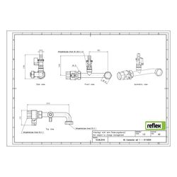 Reflex Anschlussgruppe AG 1", für Ausdehnungsgefäße, inklusive Absperrung... REFLEX-9119204 4036705083884 (Abb. 1)