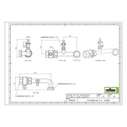 Reflex Anschlussgruppe AG 1 1/4", für Ausdehnungsgefäße, inklusive Absperrung... REFLEX-9119205 4036705083914 (Abb. 1)