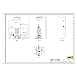 Reflex Storatherm Aqua Inox AI 300/1M B Edelstahlspeicher silber... REFLEX-7364300 4036705157417 (Abb. 1)