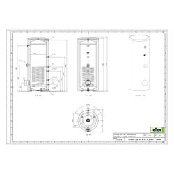 Reflex Storatherm Aqua Inox AI 500/1M B Edelstahlspeicher silber... REFLEX-7364500 4036705157431 (Abb. 1)