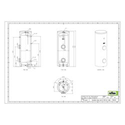 Reflex Storatherm Aqua Load Ladespeicher AL 300/R2_C, Nennvolumen 304l, 75mm Dämmung, W... REFLEX-7353100 4036705149245 (Abb. 1)