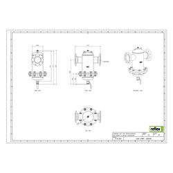 Reflex Exdirt Schmutzabscheider D DN 100 R, mit Wartungsflansch und Flansch, 8-Loch, 10... REFLEX-8252430 4036705118876 (Abb. 1)