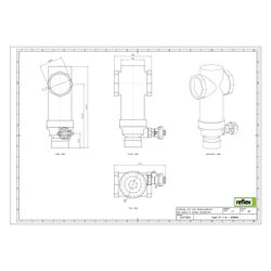Reflex Exdirt Schmutzabscheider D G 1 1/2" M, mit Gewinde und Magnet, 10 bar... REFLEX-9256640 4036705198922 (Abb. 1)