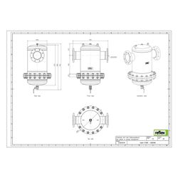 Reflex Exdirt Schmutzabscheider D DN 125 R, mit Wartungsflansch und Flansch, 8-Loch, 10... REFLEX-8252440 4036705118883 (Abb. 1)