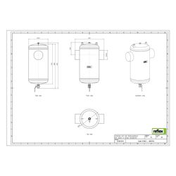 Reflex Exdirt Schmutzabscheider D 168,3mm, mit Schweißstutzen, 10 bar... REFLEX-8252150 4036705118623 (Abb. 1)
