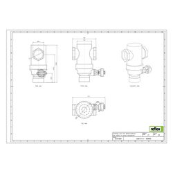 Reflex Exdirt Schmutzabscheider D G 1" M, mit Gewinde und Magnet, 10 bar... REFLEX-9256620 4036705198908 (Abb. 1)