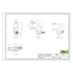 Reflex Exdirt Schmutzabscheider D 1 VM, G 1", mit Magnet, 10 bar... REFLEX-9256720 4036705198960 (Abb. 1)