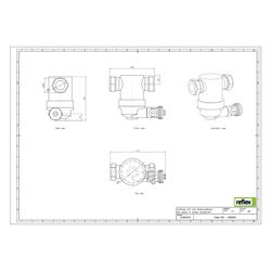 Reflex Exdirt Schmutzabscheider D 22mm, mit Klemmring, 10 bar... REFLEX-9252000 4036705088391 (Abb. 1)