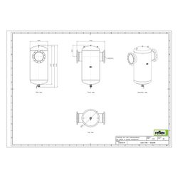 Reflex Exdirt Schmutzabscheider D DN 300, mit Flansch, 12-Loch, 10 bar... REFLEX-8252380 4036705118838 (Abb. 1)