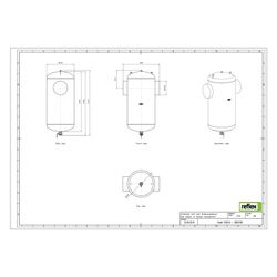 Reflex Exdirt Schmutzabscheider D 323,9mm, mit Schweißstutzen, 10 bar... REFLEX-8252180 4036705118654 (Abb. 1)