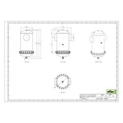 Reflex Exdirt Schmutzabscheider D 323,9mm R, mit Wartungsflansch und Schweißstutzen, 10... REFLEX-8252280 4036705118746 (Abb. 1)
