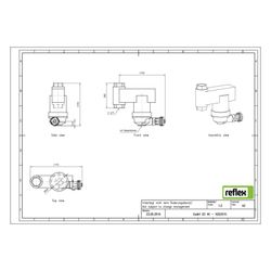 Reflex Exdirt Twist Schmutzabscheider DT G 3/4", mit Gewinde, 10 bar... REFLEX-9252510 4036705088827 (Abb. 1)