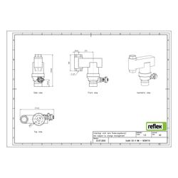 Reflex Exdirt Schmutzabscheider D 3/4 VM, G 3/4", mit Magnet, 10 bar... REFLEX-9256710 4036705198953 (Abb. 1)