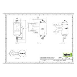 Reflex Exdirt Schmutzabscheider vertikal D 50 V, mit F1 Flansch, 10 bar... REFLEX-8259500 4036705150364 (Abb. 1)