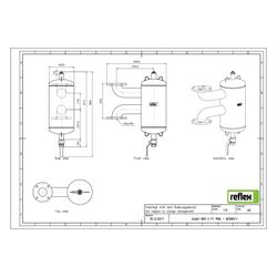 Reflex Exdirt Schmutzabscheider vertikal D 65 V, mit F1 Flansch, 6 bar... REFLEX-8259511 4036705165979 (Abb. 1)