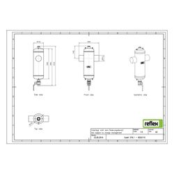 Reflex Exdirt Schmutzabscheider D 76,1mm, mit Schweißstutzen, 10 bar... REFLEX-8252110 4036705118586 (Abb. 1)