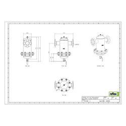 Reflex Exdirt Schmutzabscheider D DN 80 R, mit Wartungsflansch und Flansch, 8-Loch, 10 ... REFLEX-8252420 4036705118869 (Abb. 1)
