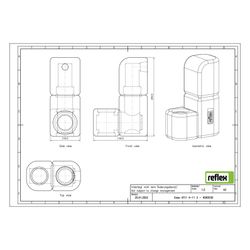 Reflex Exiso Wärmedämmung Twist, für AT und DT, G 1 1/4" bis G 1 1/2"... REFLEX-9583530 4036705196348 (Abb. 1)