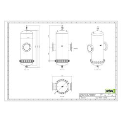 Reflex Extwin Schmutzabscheider, Luft-Mikroblasenabscheider TW DN 300 R, mit Wartungsfl... REFLEX-8253480 4036705119293 (Abb. 1)