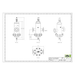 Reflex Extwin Schmutzabscheider, Luft-Mikroblasenabscheider TW DN 80 R, mit Wartungsfla... REFLEX-8253420 4036705119231 (Abb. 1)