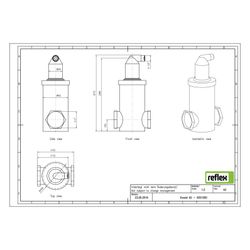 Reflex Exvoid Luft-Mikroblasenabscheider A G 2", mit Gewinde, 10 bar... REFLEX-9251050 4036705088094 (Abb. 1)