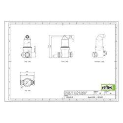 Reflex Exvoid Luft-Mikroblasenabscheider Solar A 22mm, mit Klemmring, 10 bar... REFLEX-9251600 4036705088315 (Abb. 1)