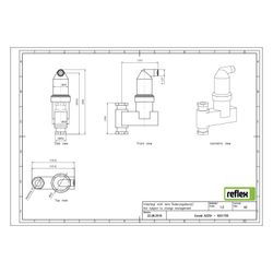 Reflex Exvoid Twist Luft-Mikroblasenabscheider Solar AT 22mm, mit Klemmring, 10 bar... REFLEX-9251700 4036705088360 (Abb. 1)