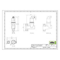 Reflex Exvoid A 22 V Mikroblasenabscheider mit Klemmring... REFLEX-9251500 4036705088285 (Abb. 1)