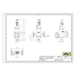 Reflex Exvoid Luft-Mikroblasenabscheider A DN 65, mit Flansch, 4-Loch, 10 bar... REFLEX-8251310 4036705118494 (Abb. 1)