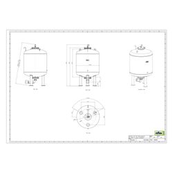 Reflex Variomat Giga GF 1500 Ausdehnungsgefäß MAG, Nennvolumen 1500l, Vollmembran, Grau... REFLEX-8930305 4036705115110 (Abb. 1)