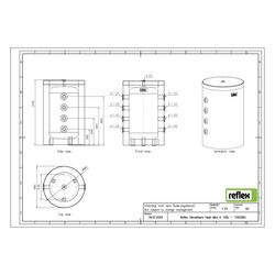 Reflex Storatherm Heat Mini Pufferspeicher H 150, Nenninhalt 148l, abnehmbare Dämmung, ... REFLEX-7352560 4036705556692 (Abb. 1)