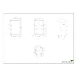 Reflex Storatherm Heat Pufferspeicher H 5000/1, Nenninhalt 4792l, 6 bar, ohne Dämmung... REFLEX-7788900 4036705098529 (Abb. 1)