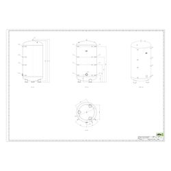 Reflex Storatherm Heat Pufferspeicher H 5000/R, Nenninhalt 4867l, 6 bar, ohne Dämmung... REFLEX-7788800 4036705098505 (Abb. 1)