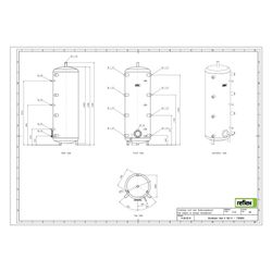 Reflex Storatherm Heat Pufferspeicher H 500/R, Nenninhalt 476l, 3 bar, ohne Dämmung... REFLEX-7783800 4036705071577 (Abb. 1)