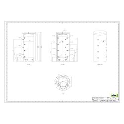 Reflex Storatherm Heat HF 1000/1_C Pufferspeicher, Nenninhalt 885l, mit Folienmantel, 1... REFLEX-7844100 4036705138119 (Abb. 1)