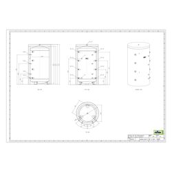 Reflex Storatherm Heat HF 1500/1_C Pufferspeicher, Nenninhalt 1365l, mit Folienmantel, ... REFLEX-7843600 4036705138171 (Abb. 1)