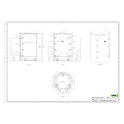 Reflex Storatherm Heat HF 2000/1_C Pufferspeicher, Nenninhalt 1984l, mit Folienmantel, ... REFLEX-7843700 4036705138256 (Abb. 1)