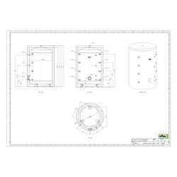 Reflex Storatherm Heat Pufferspeicher HF 2000/R_C, Nenninhalt 2032l, mit Folienmantel, ... REFLEX-7842500 4036705138232 (Abb. 1)