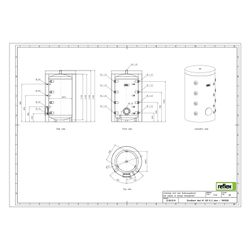 Reflex Storatherm Heat Pufferspeicher HF 300/R_C, Nenninhalt 302l, mit Folienmantel, 10... REFLEX-7842000 4036705138034 (Abb. 1)