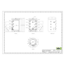 Reflex Storatherm Heat Pufferspeicher HF 300/R_C, Nenninhalt 302l, mit Folienmantel, 10... REFLEX-7842600 4036705137983 (Abb. 1)