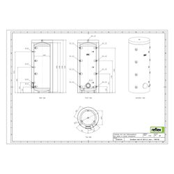 Reflex Storatherm Heat Pufferspeicher HF 500/R_C, Nenninhalt 476l, mit Folienmantel, 10... REFLEX-7842100 4036705138041 (Abb. 1)